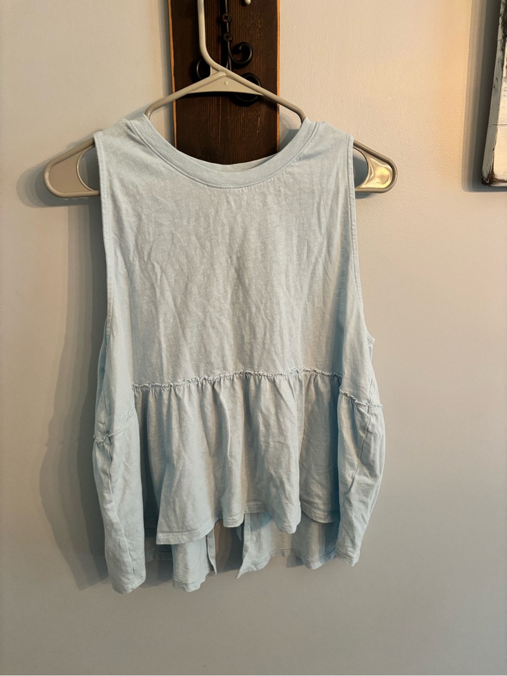Light Blue Sleeveless American Eagle Tank Top